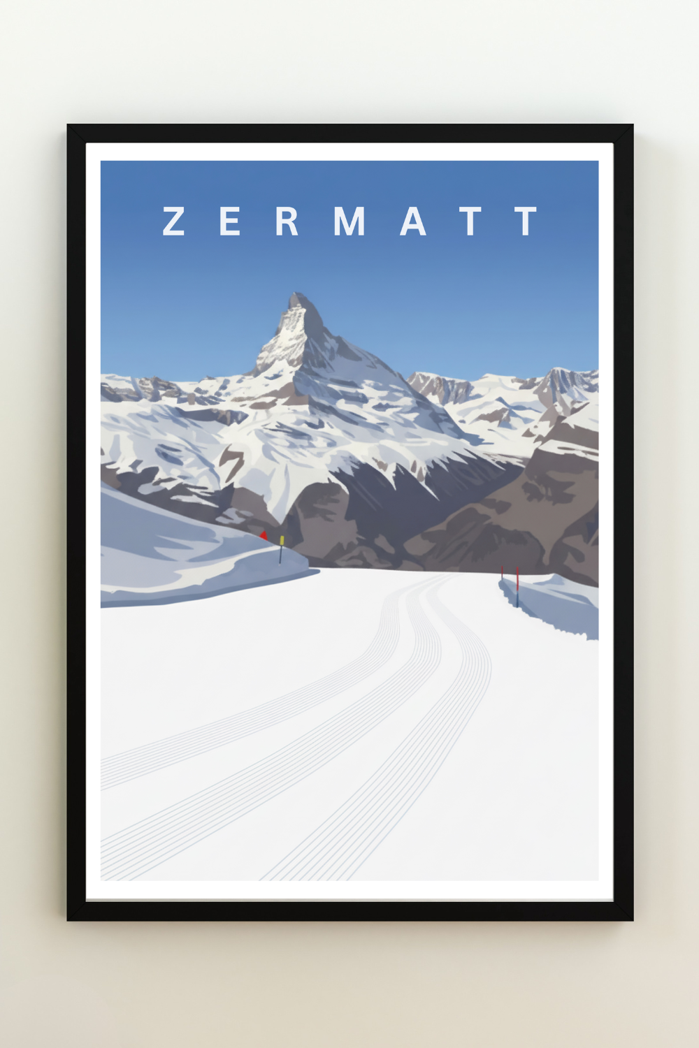 Vintage Poster Zermatt - Switzerland