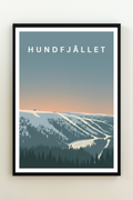 Vintage Poster Hundfjället  — Sweden