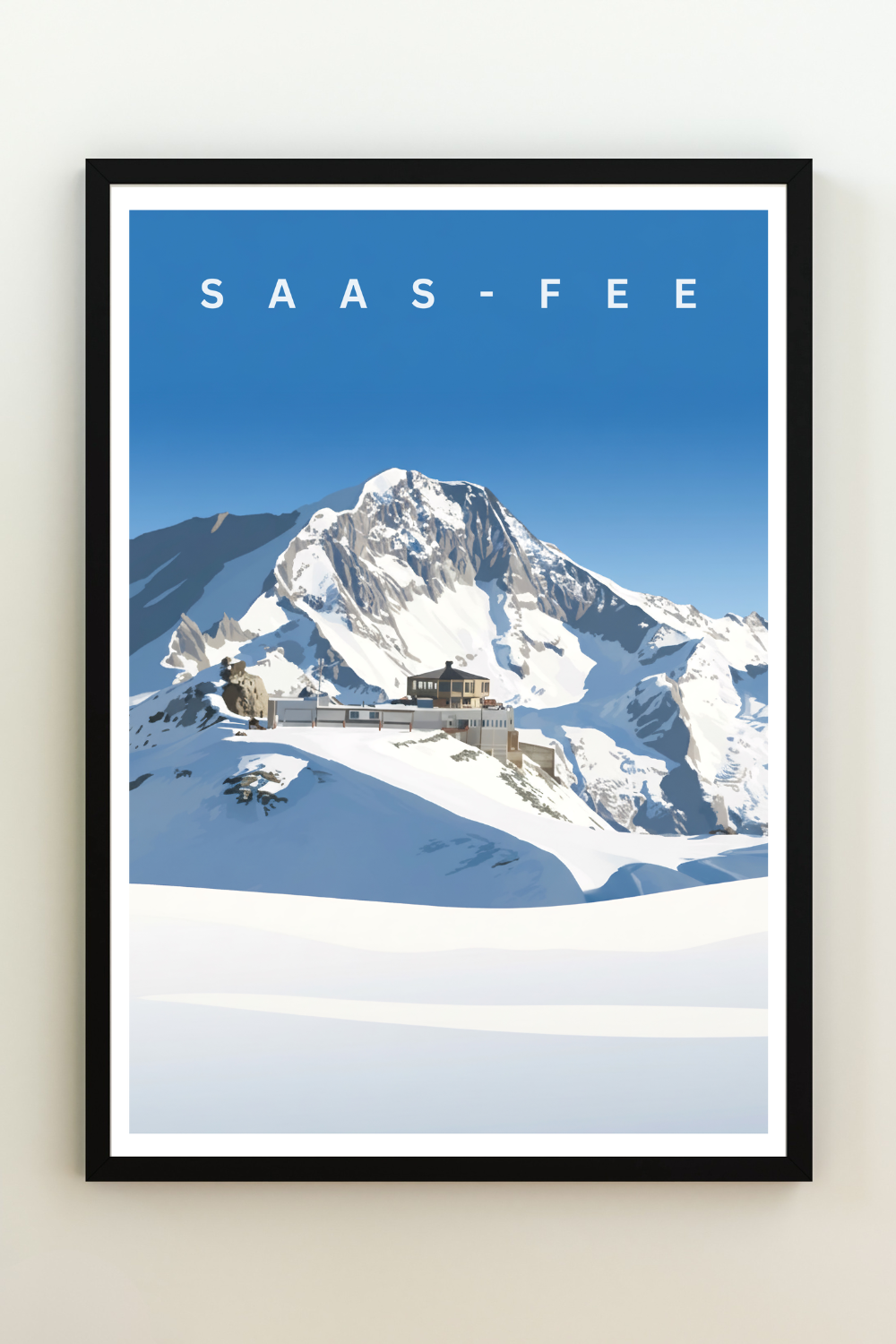 Vintage Poster Saas-Fee – Switzerland