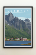 Vintage Poster Lofoten - Norway